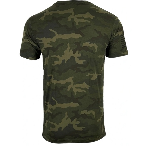 Howitzer Style Men's T-shirt Defend Military Grunt - Picture 2 of 5